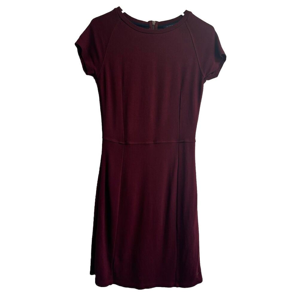 Jersey Knit Fit & Flare Dress Lined Skater preppy Vampcore Goth Women’s Size 4